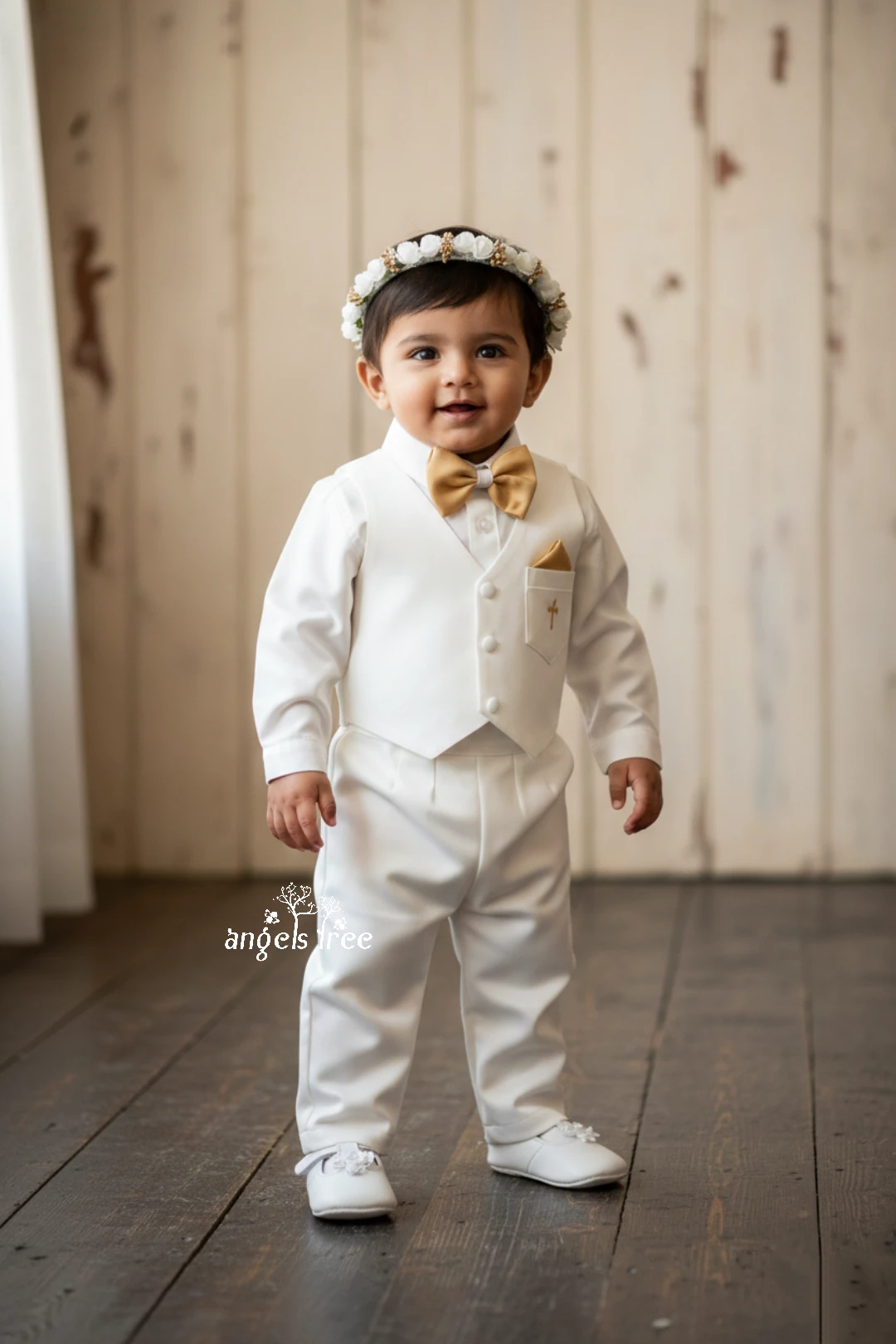 Baptism dress 1 year Off White Dress - Image 1