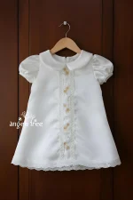 Baptism Satin Frock - Image 2