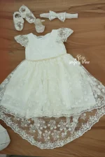 Baptism High Low Frock - Image 3