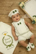 Baptism Top and Shorts