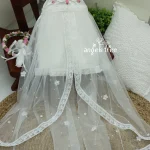 Baptism Aline Frock with Detachable Tail