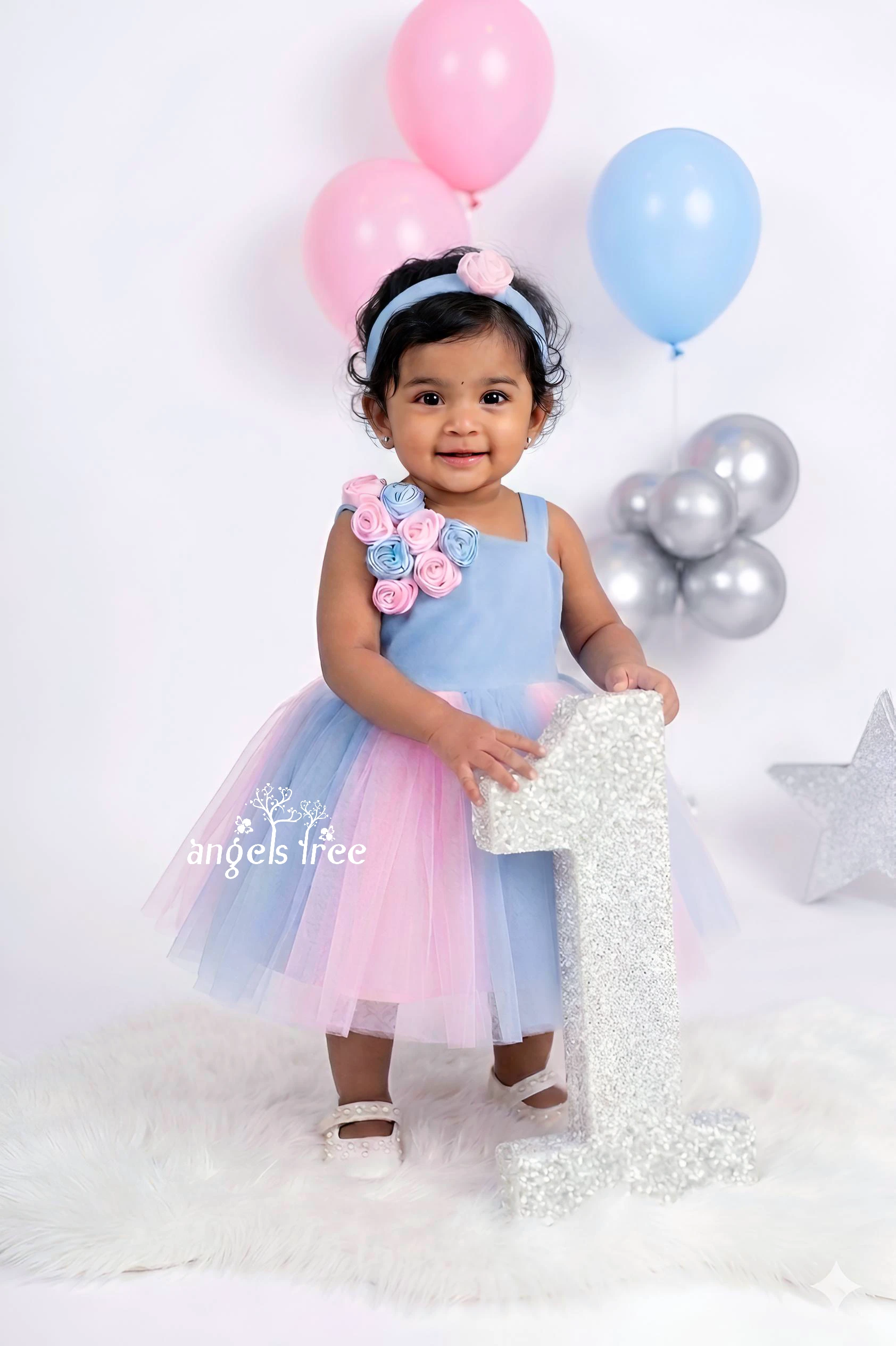 first birthday frock (2) Party Wear - Image 1