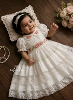 Baptism hand work frock