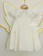 Baptism Satin Frock - Image 3