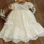Baptism Off white frock